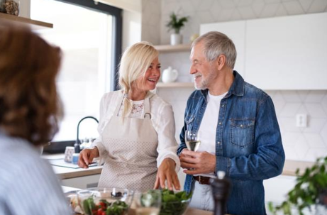 couple in kitchen