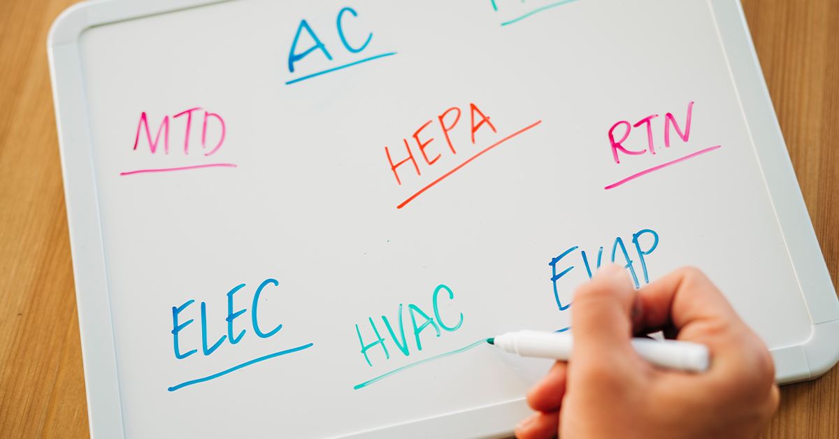 What Does HEPA Mean? Common HVAC Abbreviations C.M. Mose & Son